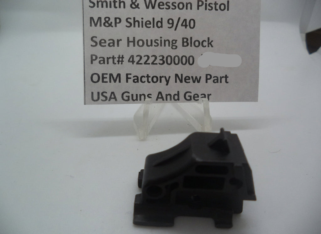 Smith & Wesson M&P Shield Sear Housing Block - 9mm/.40 All Generations - Factory OEM 422230000