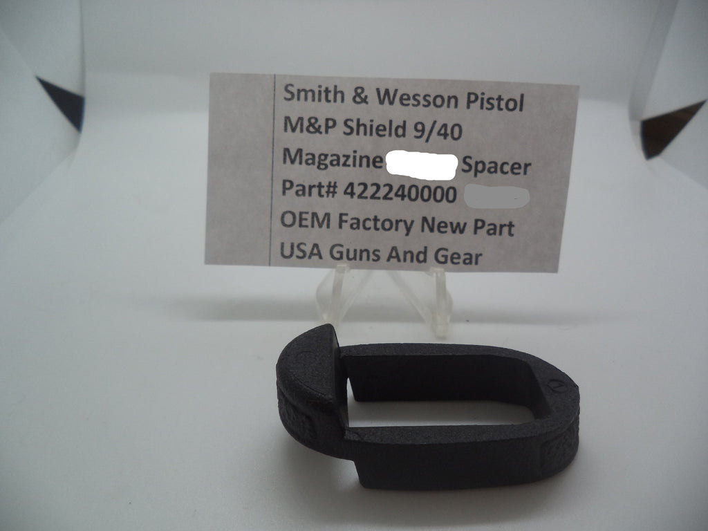 Smith & Wesson M&P Shield Magazine Spacer - 9mm/.40 - Factory OEM 422240000