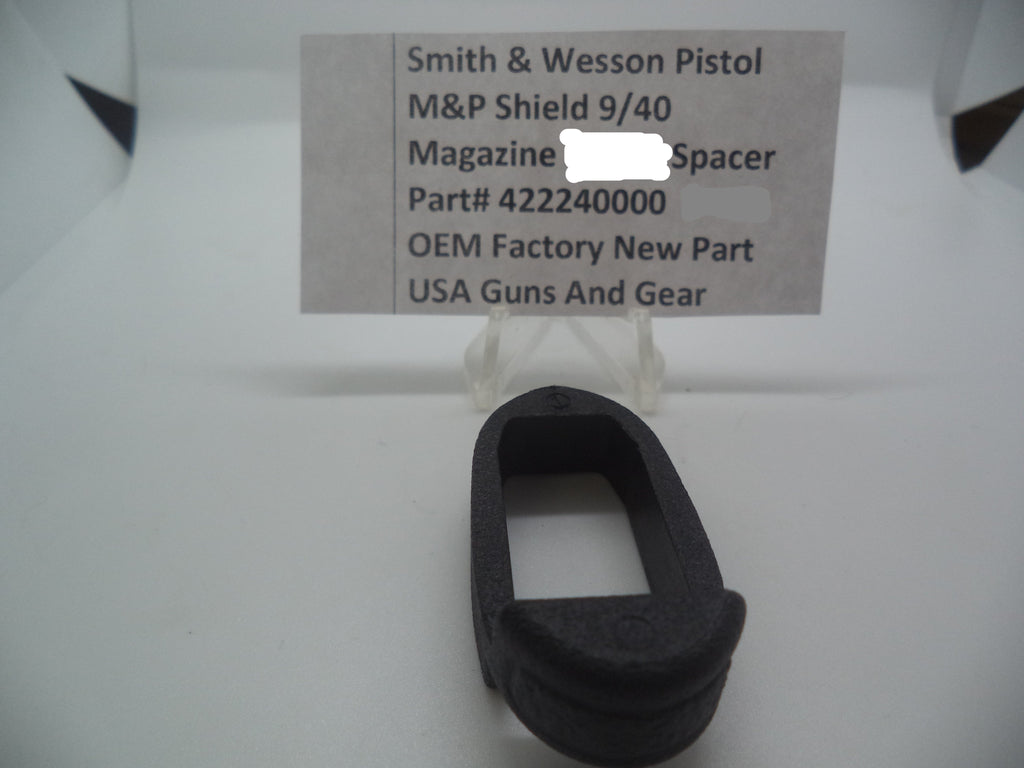 Smith & Wesson M&P Shield Magazine Spacer - 9mm/.40 - Factory OEM 422240000