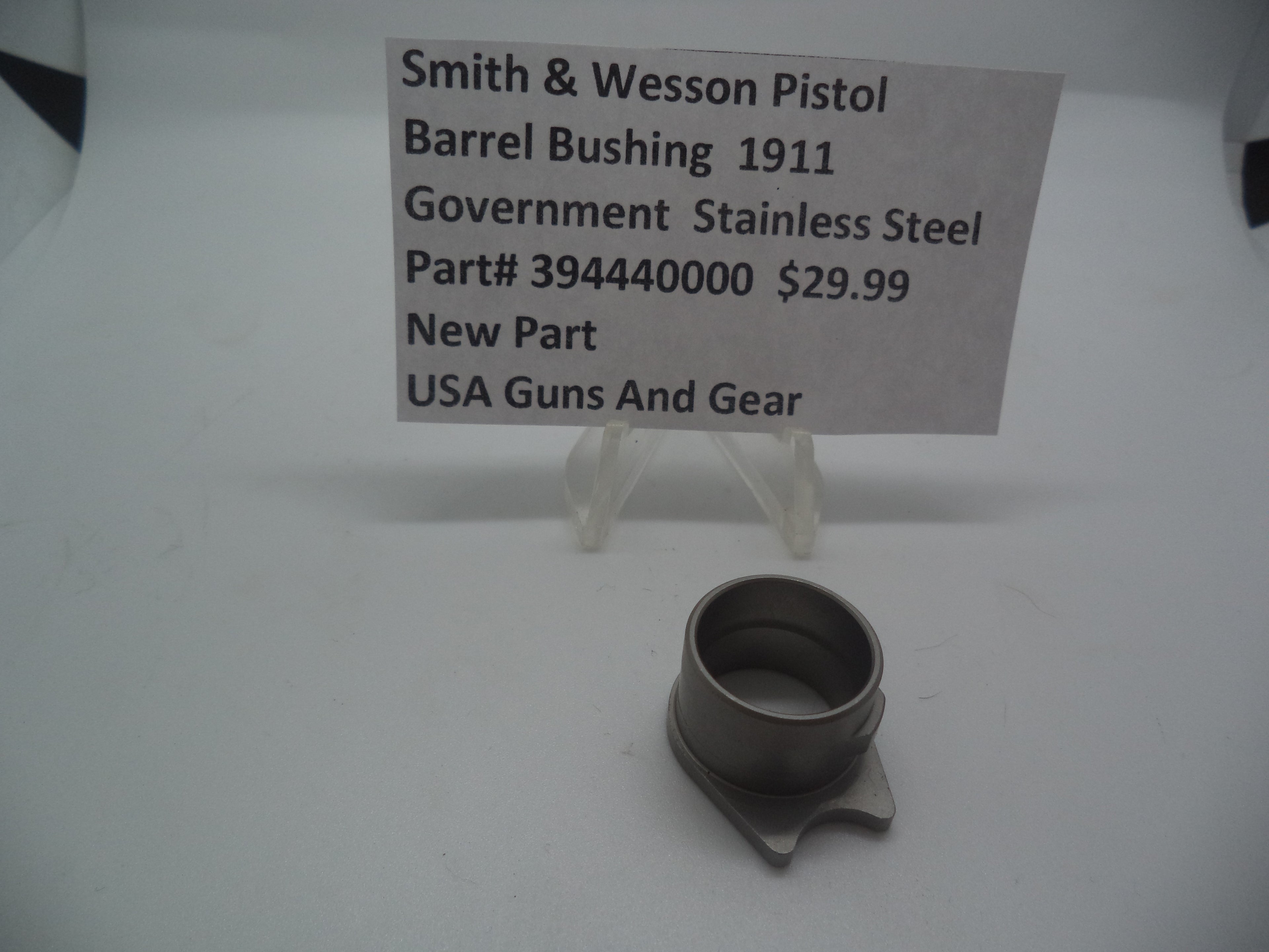 394440000 Smith & Wesson Barrel Bushing 1911 Government SS New
