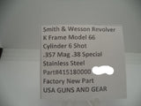 415180000 Smith & Wesson Revolver K Frame Model 66-8 & Up Cylinder