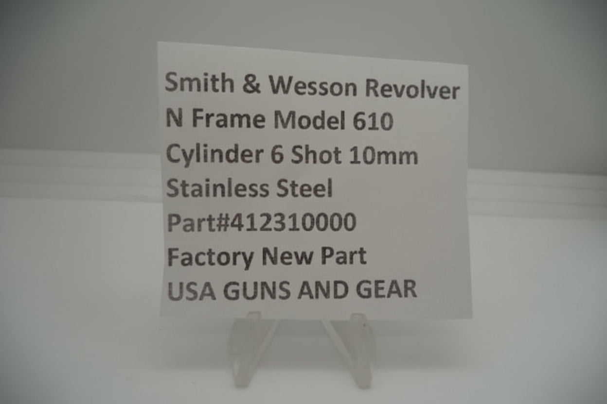 Smith & Wesson N Frame Model 610 Cylinder 10mm Stainless Steel 412310000