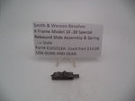 K101016A  Smith and Wesson Revolver K Frame Model 10 .38 Special ctg. Rebound Slide Assembly & Spring Used