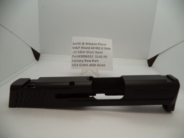 Smith & Wesson M&P Shield 40 M2.0 Slide - 3.1" Barrel - .40 S&W - Factory OEM 3006552