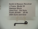 JB3008 Smith & Wesson J Frame Model 30 Hammer Block Used .32 S&W Long