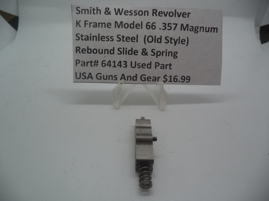 64143 S&W K Frame Model 66 Rebound Slide & Spring  .357 Magnum
