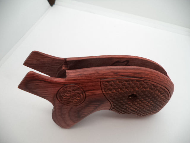 Smith & Wesson N Frame Model 629 Textured Wood Grips Round Butt - 414030000