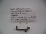 K101022A  Smith and Wesson Revolver K Frame Model 10 .38 Special ctg. Bolt, Spring & Plunger Used