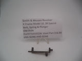 K101022A  Smith and Wesson Revolver K Frame Model 10 .38 Special ctg. Bolt, Spring & Plunger Used