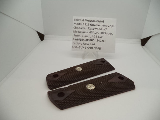 194000000 Smith & Wesson Pistol Model 1911 Government Grips