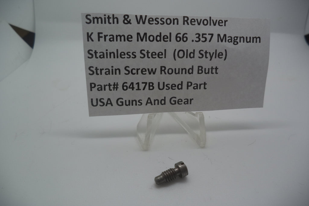 K Frame Strain Screw Round Butt Old Style 64172B