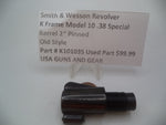 K101035 Smith & Wesson K Frame Model 10 Barrel 2" Pinned  Blue Steel .38 Spec. Used