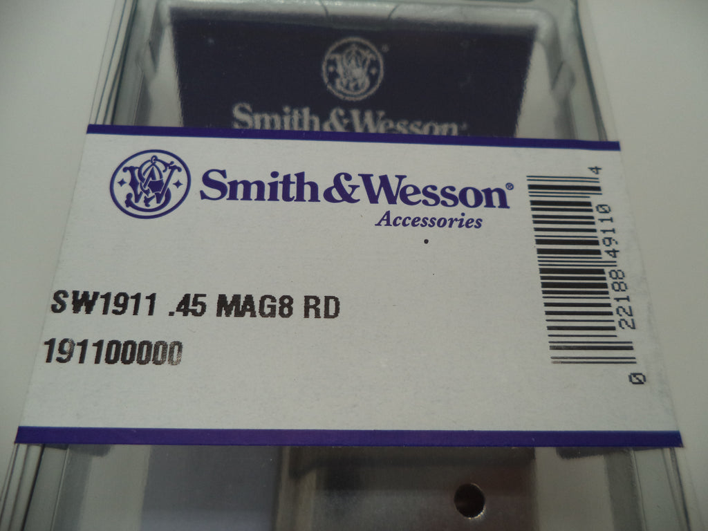 191100000 Smith & Wesson Pistol Model SW1911 8 Round Magazine .45 Magnum