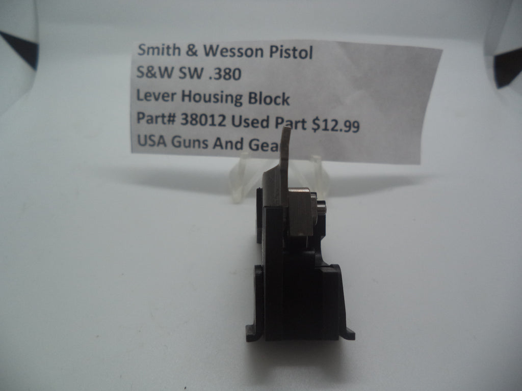 38012  Smith & Wesson Pistol SW .380 Lever Housing Block