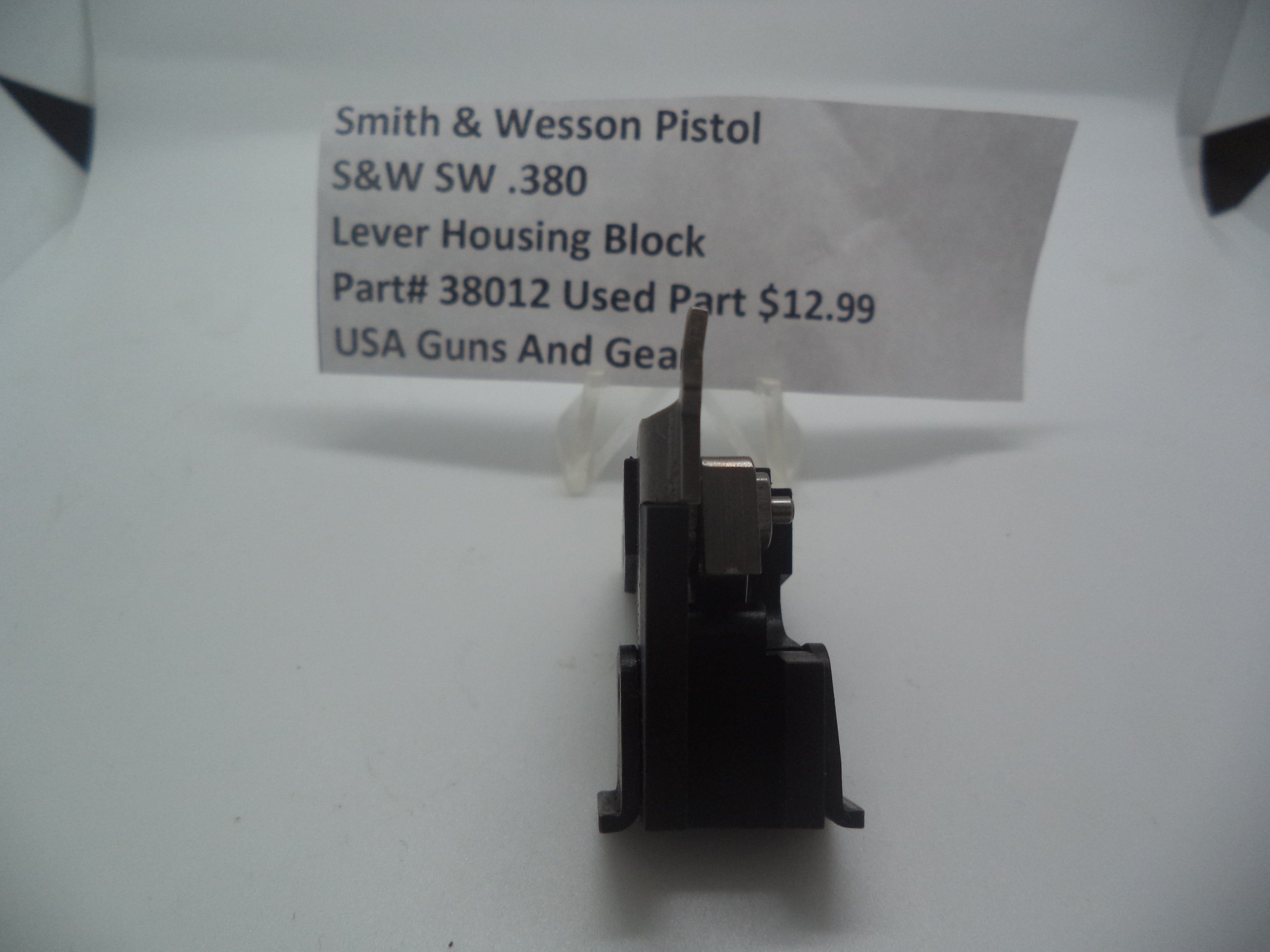 38012  Smith & Wesson Pistol SW .380 Lever Housing Block