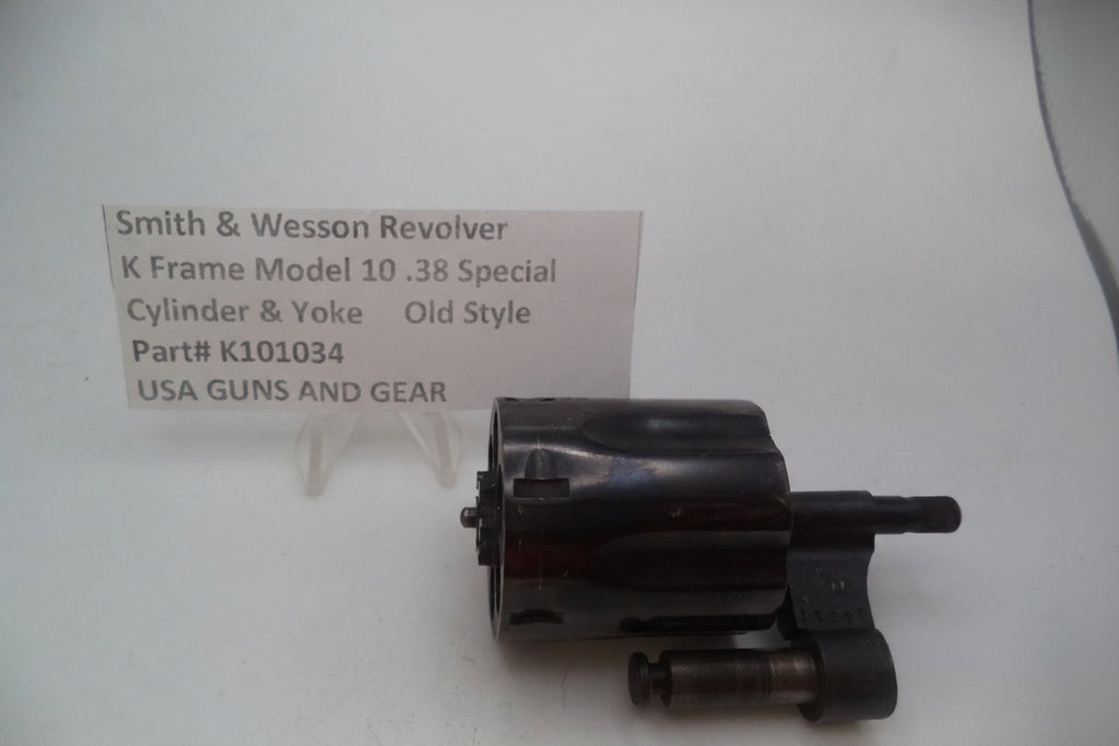 Smith & Wesson Revolver K Frame Model 10 Cylinder & Yoke .38 Special Blue Steel Used K101034