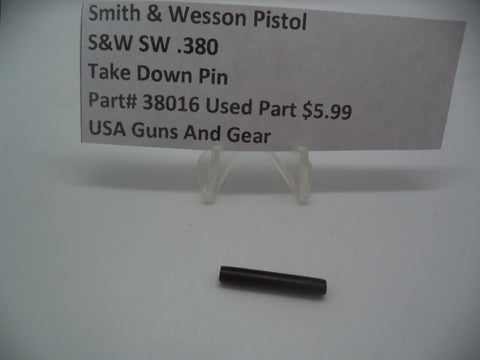 38016  Smith & Wesson Pistol SW .380 Take Down Pin
