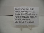 394010000 Smith & Wesson M&P Pistol 45 Compact .45ACP Slide Factory New