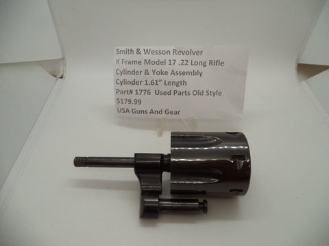1776 Smith & Wesson K Frame Model 17 Cylinder Assembly Used .22 LR