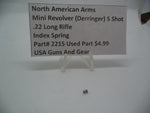 2215 North American Arms Mini Revolver 5 Shot Index Spring (Used Part) .22 Long Rifle