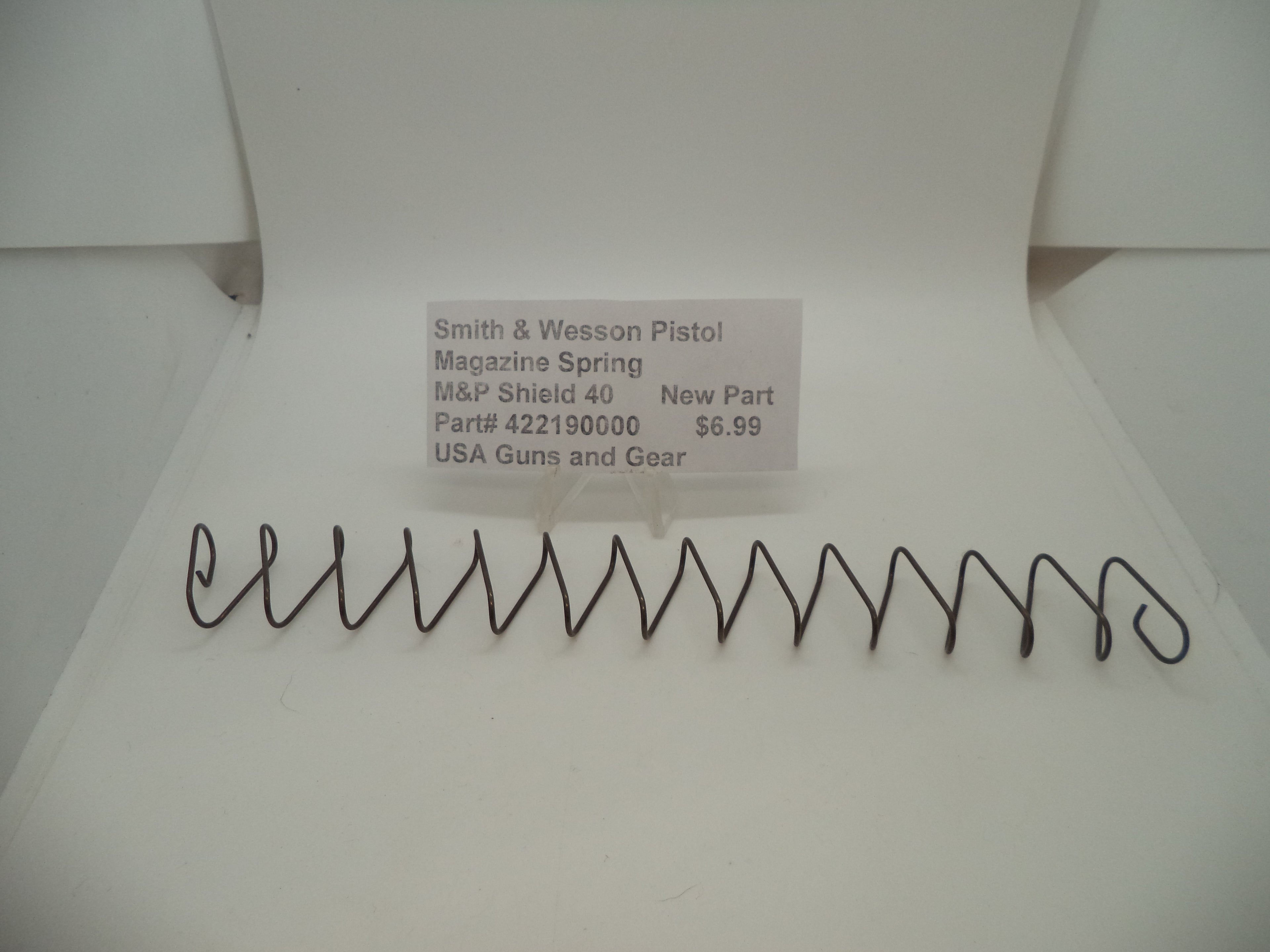 Smith & Wesson M&P Shield Magazine Spring - .40 S&W - Factory OEM 422190000