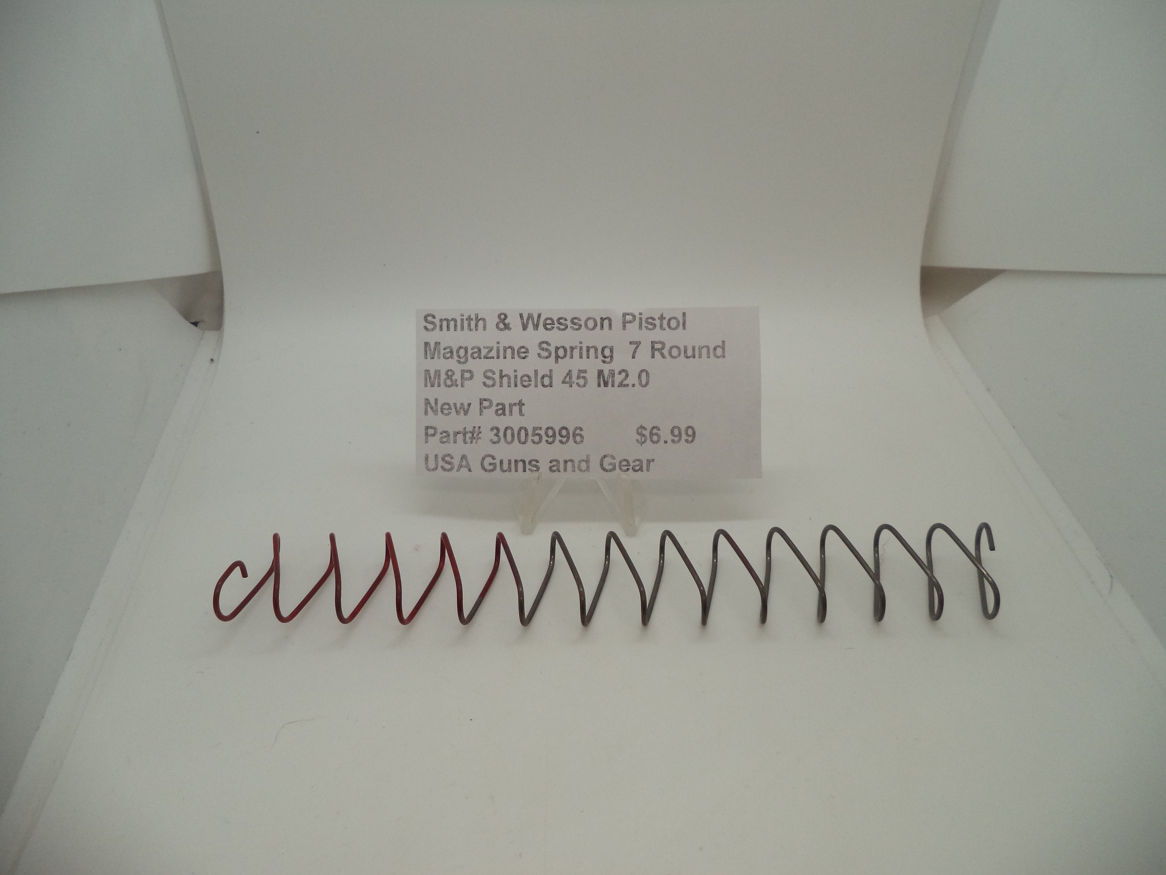 Smith & Wesson M&P Shield 45 Magazine Spring - 7 Round - Factory OEM 3005996