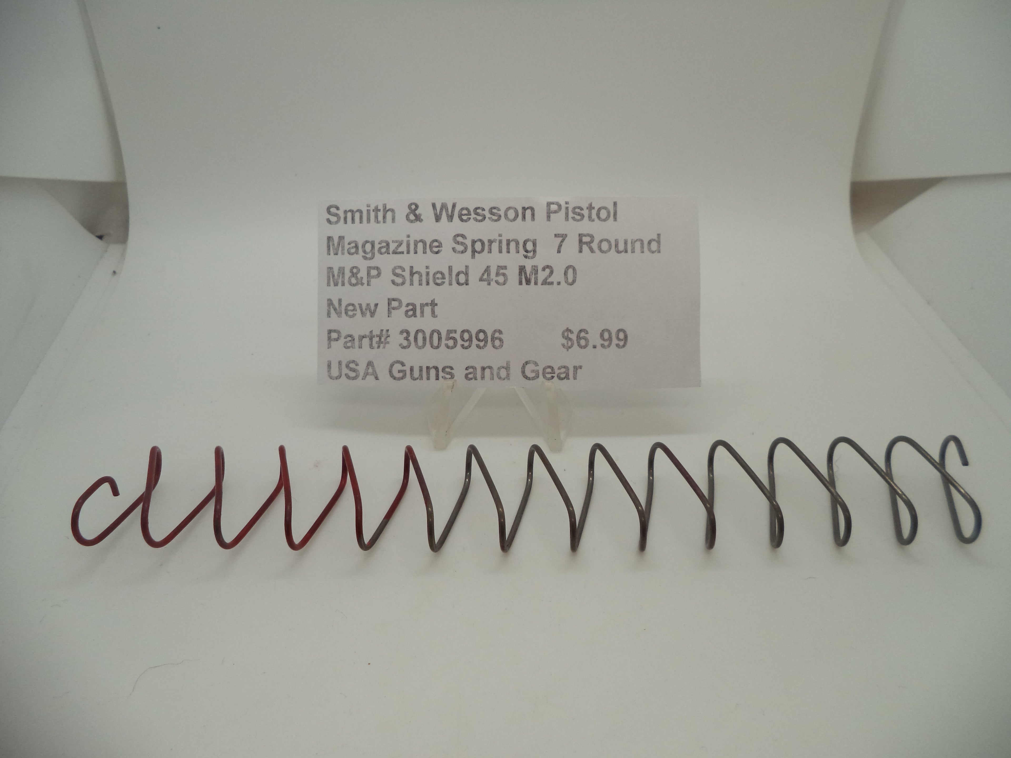 Smith & Wesson M&P Shield 45 Magazine Spring - 7 Round - Factory OEM 3005996