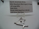 2205 North American Arms Mini Revolver 5 Shot Side Plate (Used Part) .22 Long Rifle