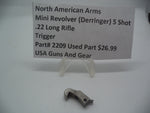2209 North American Arms Mini Revolver 5 Shot Trigger (Used Part) .22 Long Rifle