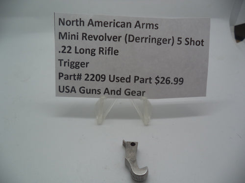 2209 North American Arms Mini Revolver 5 Shot Trigger (Used Part) .22 Long Rifle