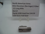 2220 North American Arms Mini Revolver 5 Shot Barrel (Used Part) .22 Long Rifle