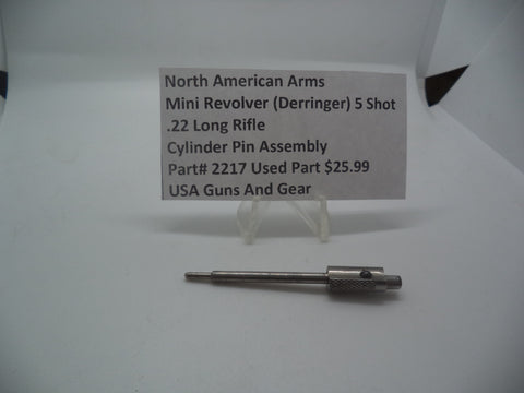 2217 North American Arms Mini Revolver 5 Shot Cylinder Pin Assembly (Used Part) .22 Long Rifle