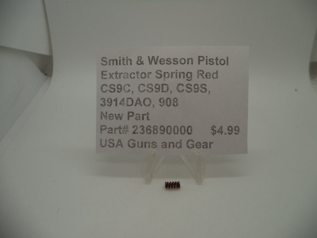 S&W Extractor Spring 236890000 - Model 908 3914DAO CS9 Series