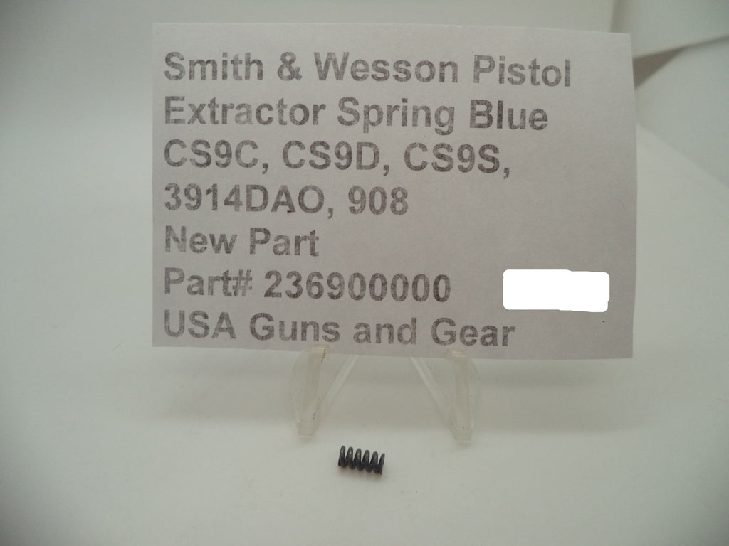 S&W Extractor Spring 236900000 - Model 908 3914DAO CS9 Series