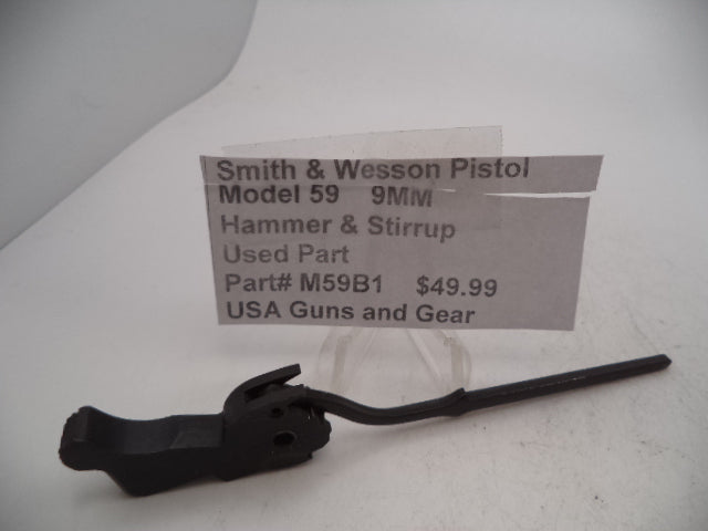 M59B1 Smith & Wesson Pistol Model 59 9MM Hammer and Stirrup Used Part