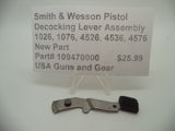 109470000 S & W Pistol Decocking Lever Models: 1026-1076 4526 4536 4576