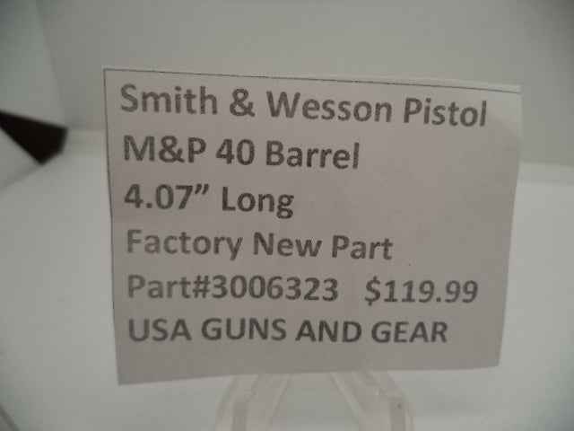 Smith & Wesson M&P 40 Compact Barrel 4.07" 3006323