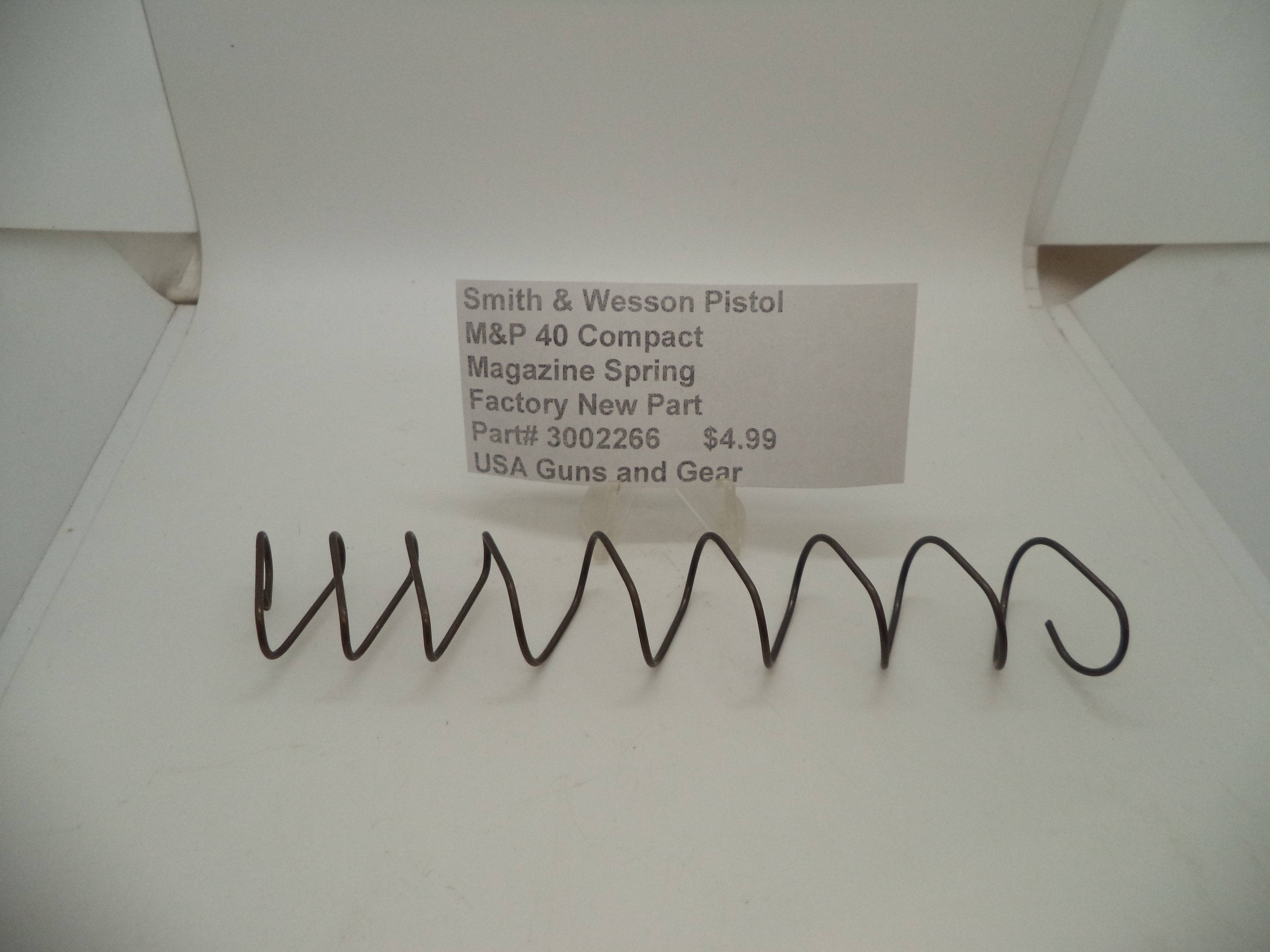 Smith & Wesson M&P 40 Compact Magazine Spring Factory New - 3002266