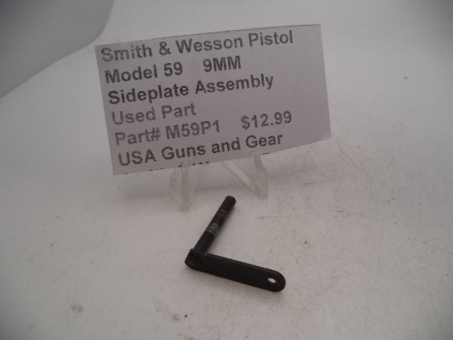 M59P1 Smith & Wesson Pistol Model 59 9MM Slideplate Assembly Used