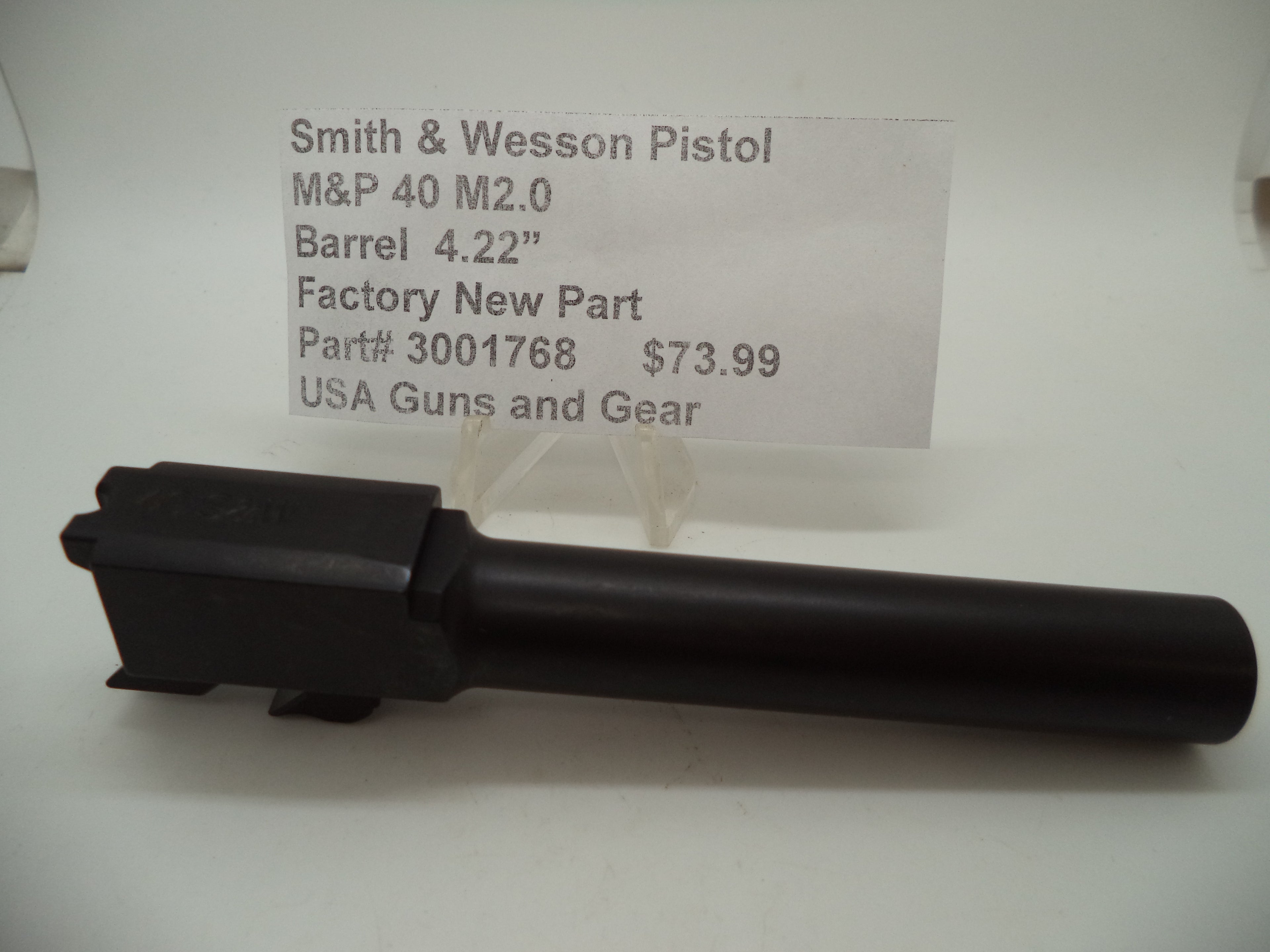 Smith & Wesson M&P 40 M2.0 Barrel - .40 S&W - 4.22" Full Size - Factory OEM Part 3001768