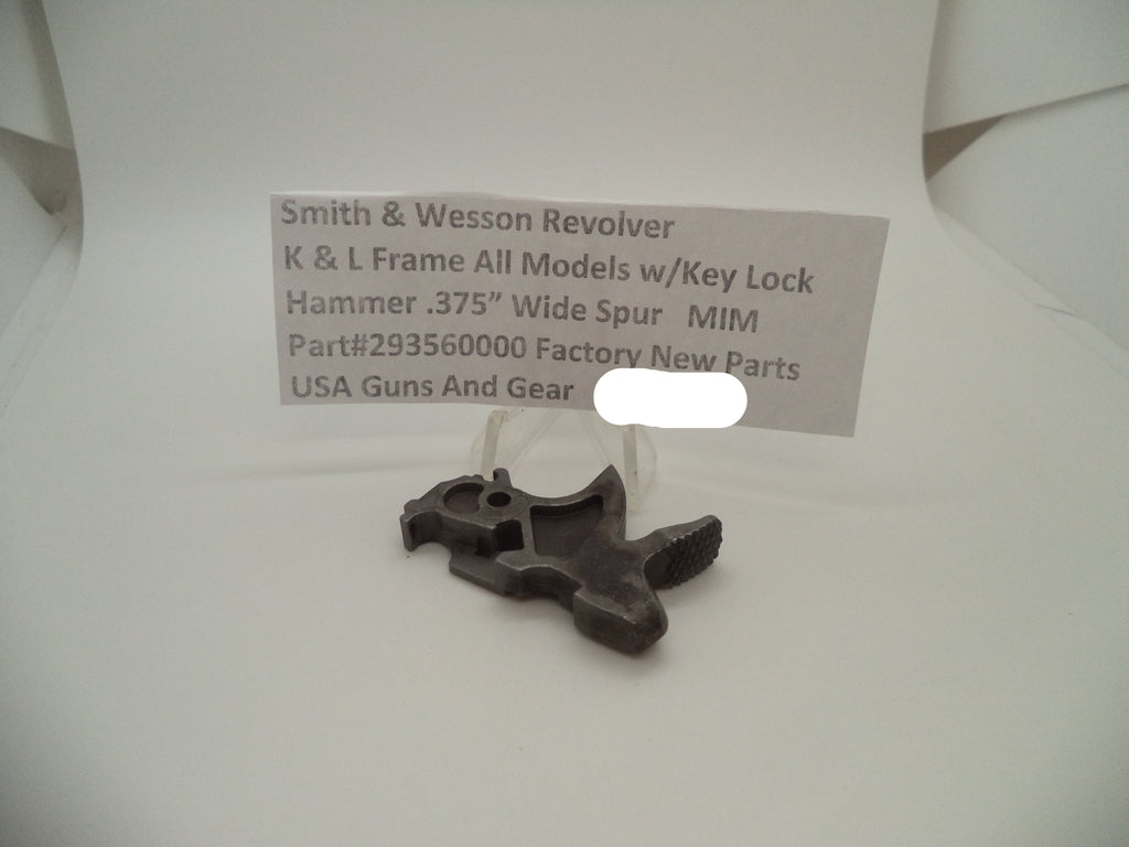 S&W K/L Frame MIM Hammer .375" Wide Spur - Centerfire Models 293560000