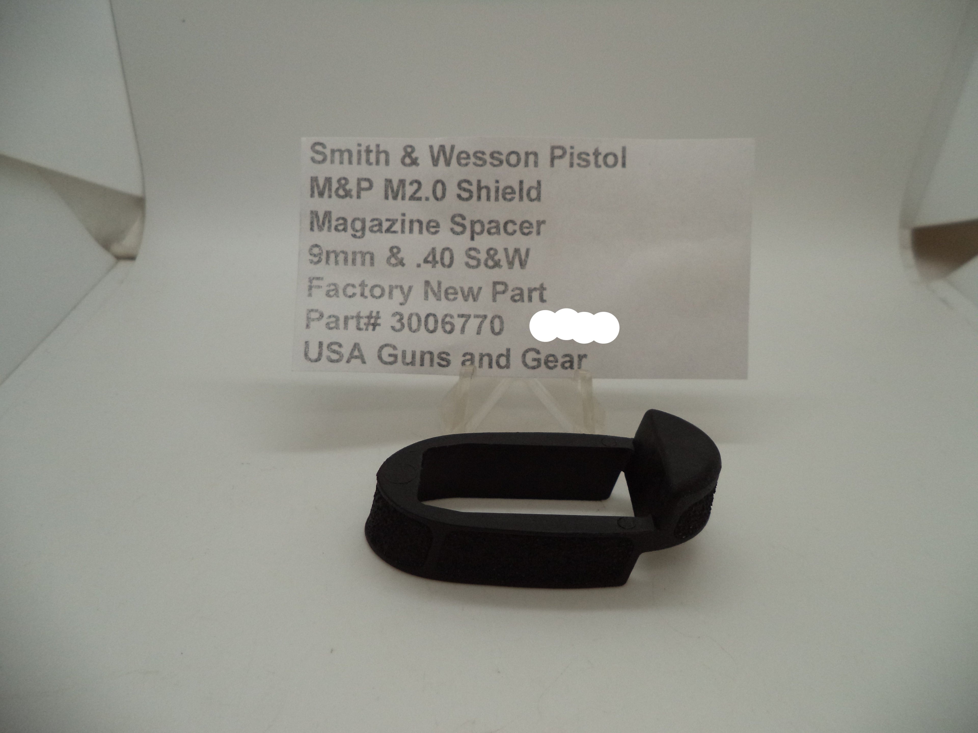 3006770 S&W M&P M2.0 Shield & Equalizer Magazine Spacer 9mm / 40 S&W