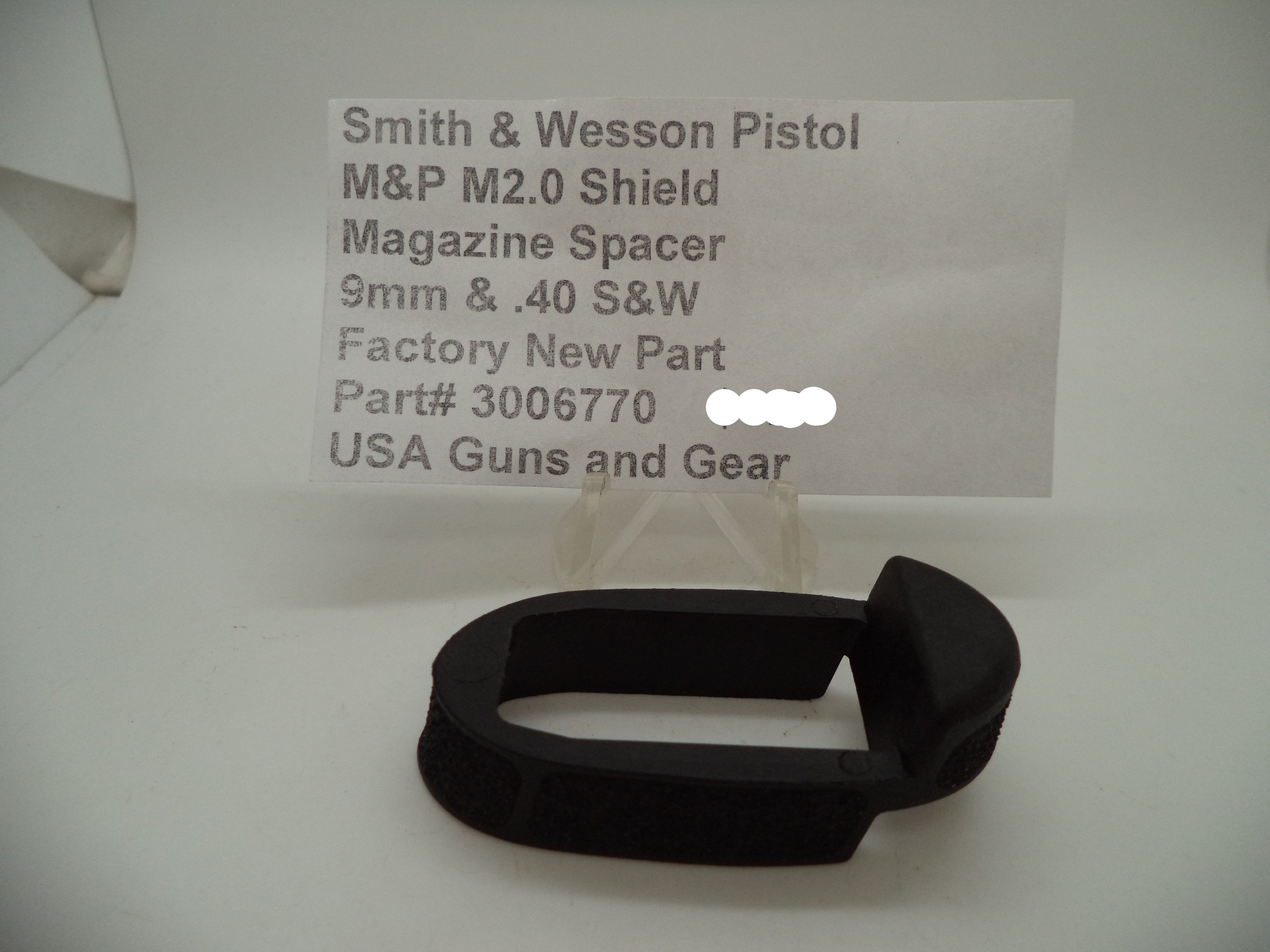 3006770 S&W M&P M2.0 Shield & Equalizer Magazine Spacer 9mm / 40 S&W