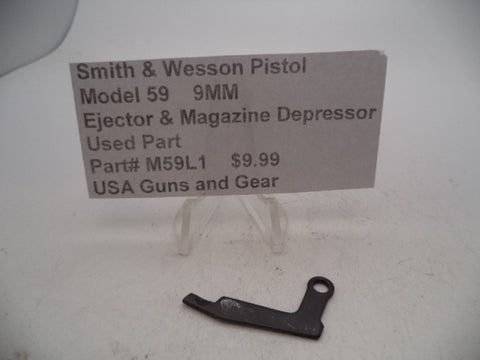 M59L1 Smith & Wesson Pistol Model 59 9MM Ejector & Magazine Depressor Used Part