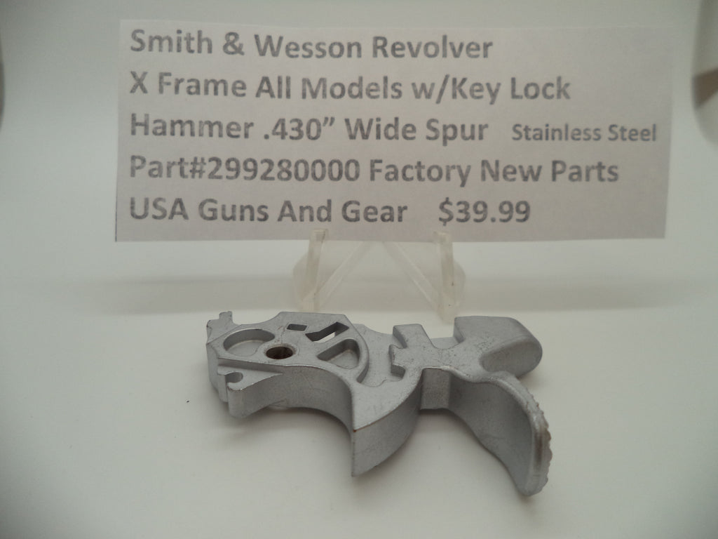Smith & Wesson X Frame MIM Hammer .430" New Style with Key Lock 299280000