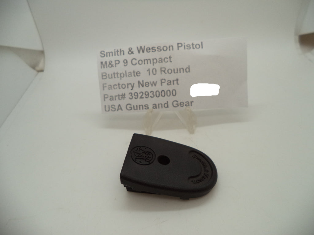Smith & Wesson M&P9 Compact Magazine Buttplate - 10 Round - Factory OEM