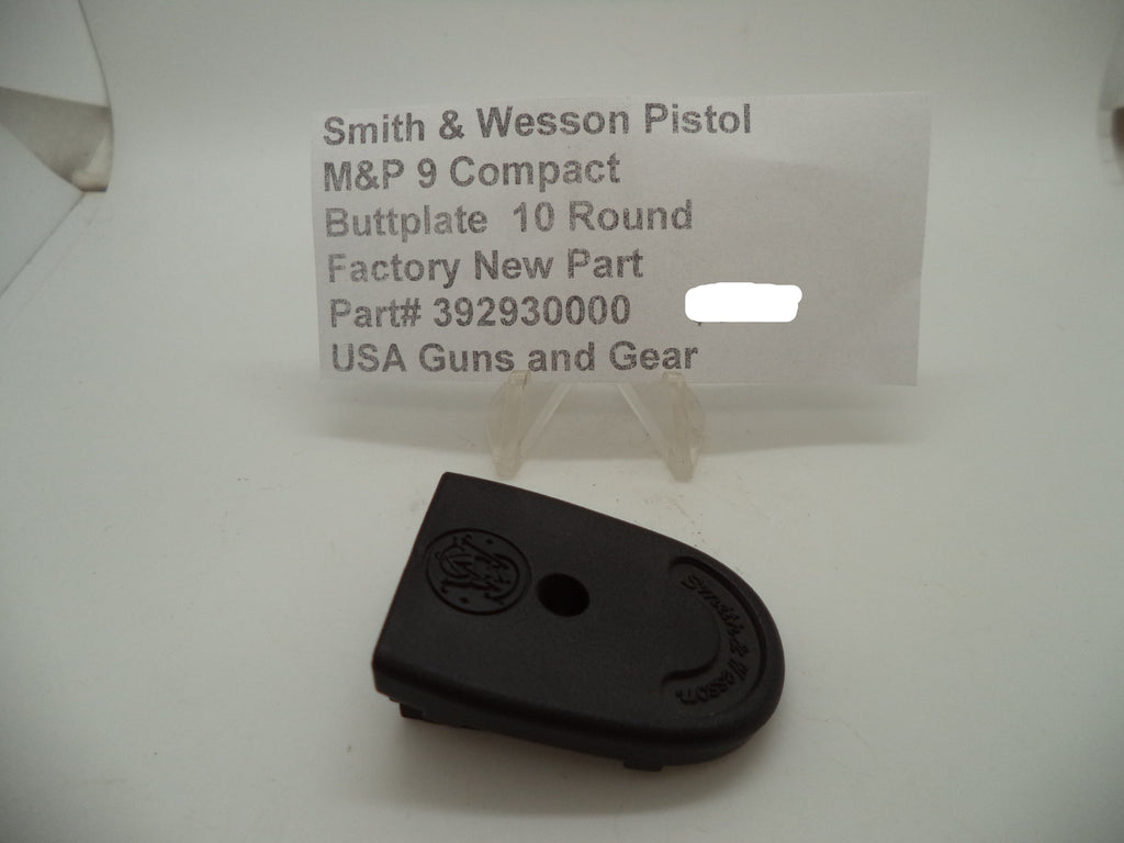 Smith & Wesson M&P9 Compact Magazine Buttplate - 10 Round - Factory OEM