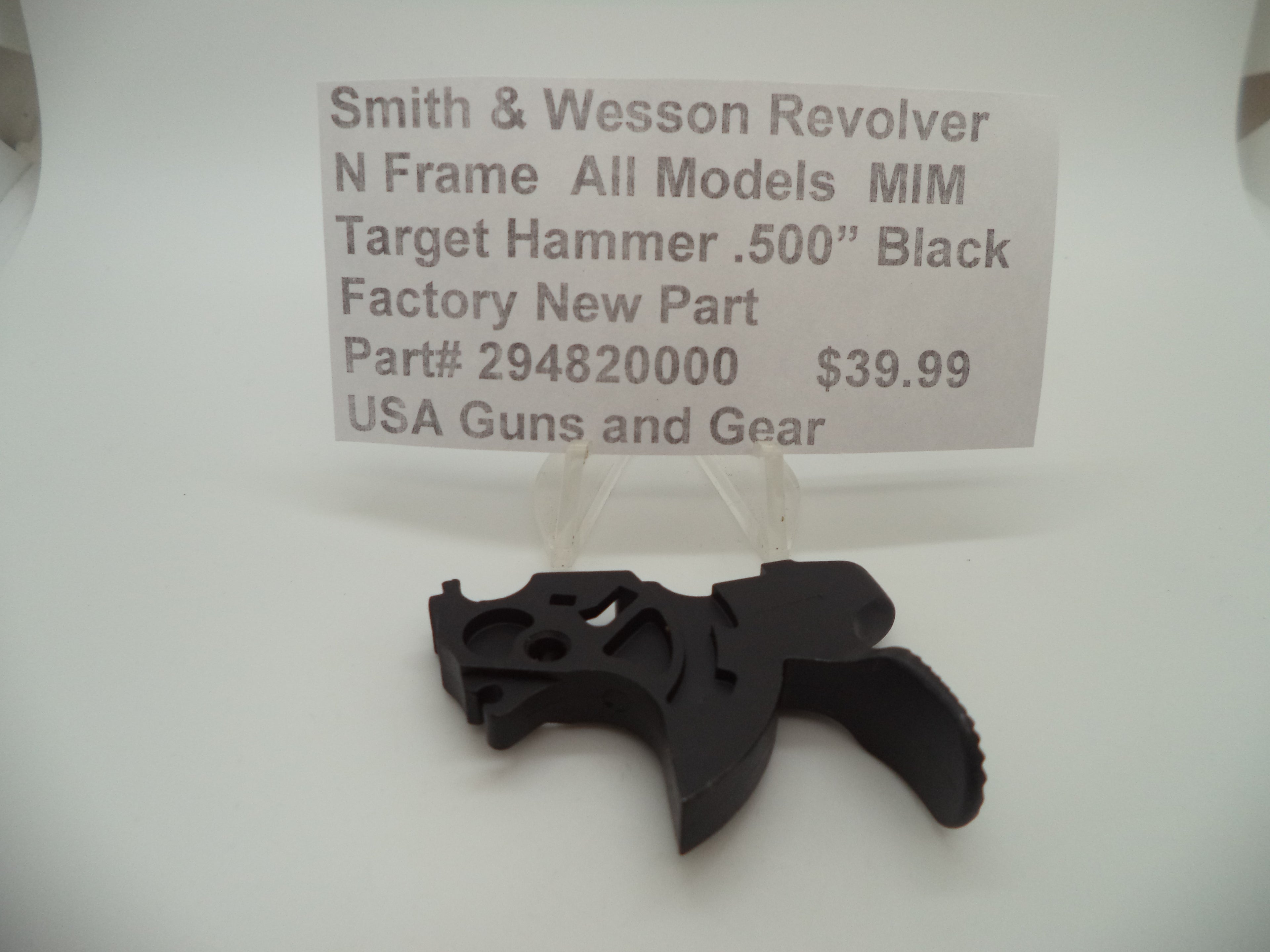 Smith & Wesson N Frame Target Hammer .500" MIM Black New Style - 294820000