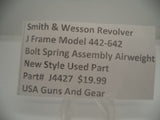 Part#J4427 Smith & Wesson Revolver J Frame Model 442-642 Bolt Spring Assembly Used
