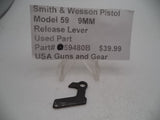 59480B Smith & Wesson Pistol Model 59 9MM Release Lever  Used